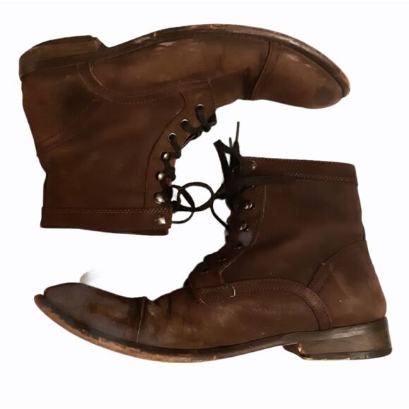 Cafeína Portugese Brown Lace Up Boots - Picture 3 of 13